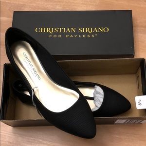 NWT Black flats